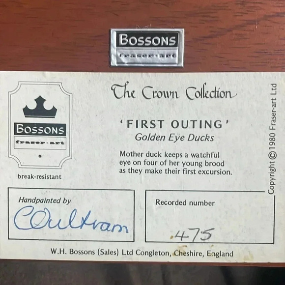 Vintage 1980 Bossons crown collection first outgoing - Picture 10 of 10